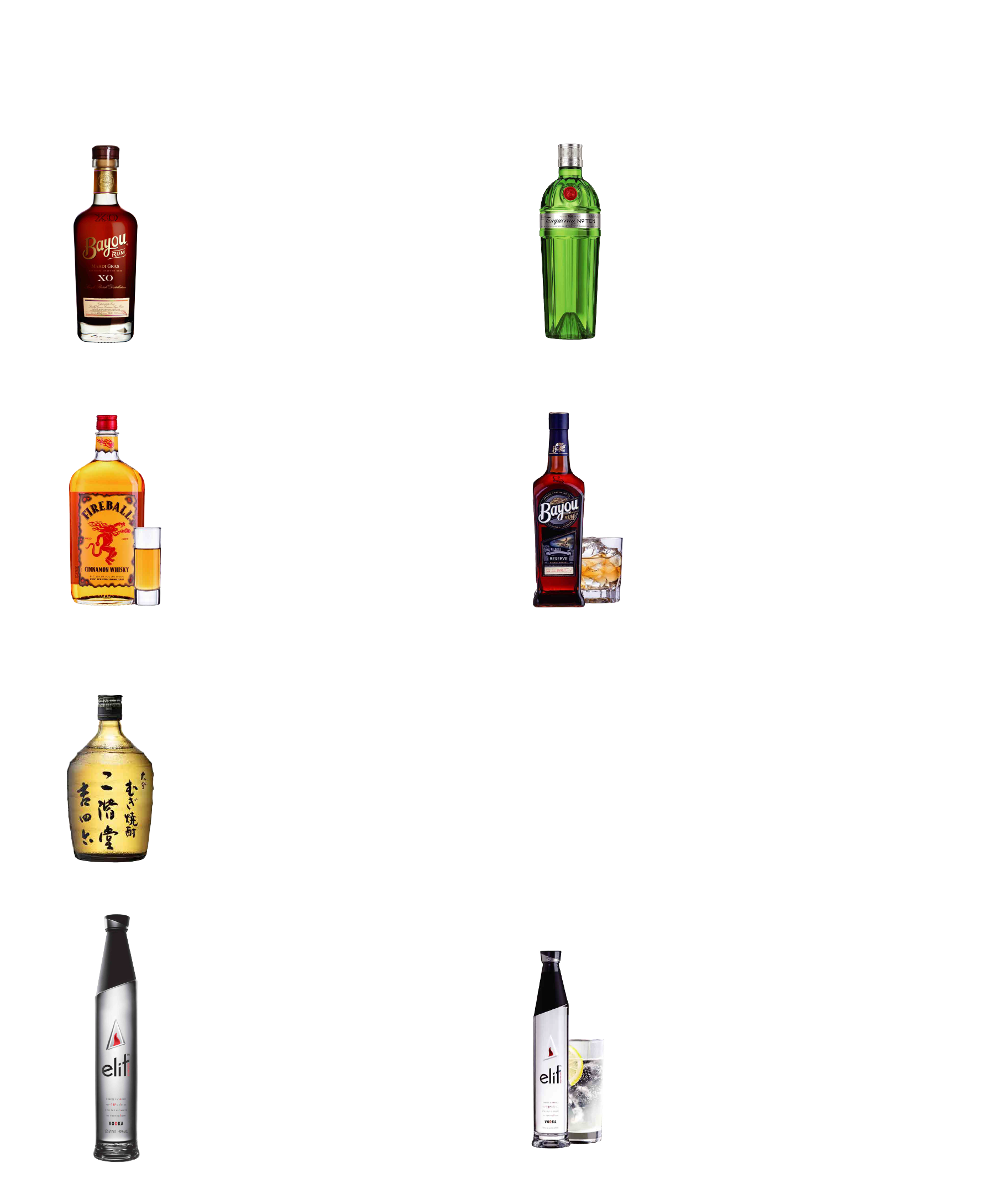 VIP BOTTLE MENU